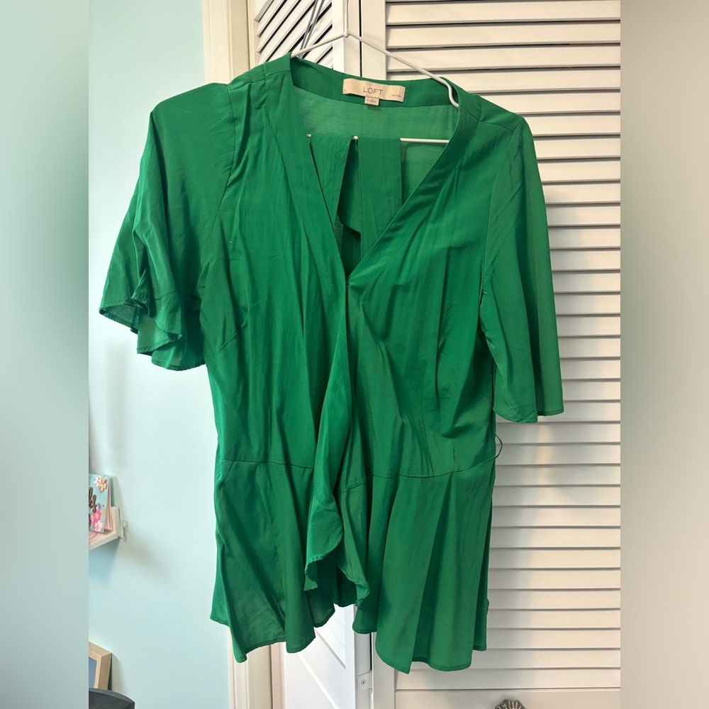 LOFT Green Women's Top